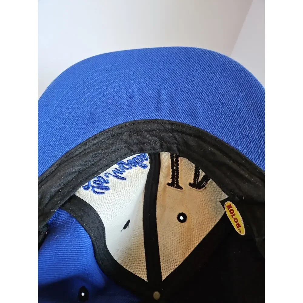 Vintage Los Angeles Dodgers LA Magic Multifit Hat Blue Color Block Baseball Cap